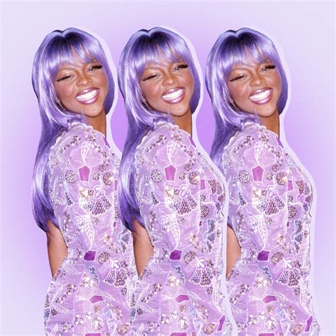 lil kim purple wig